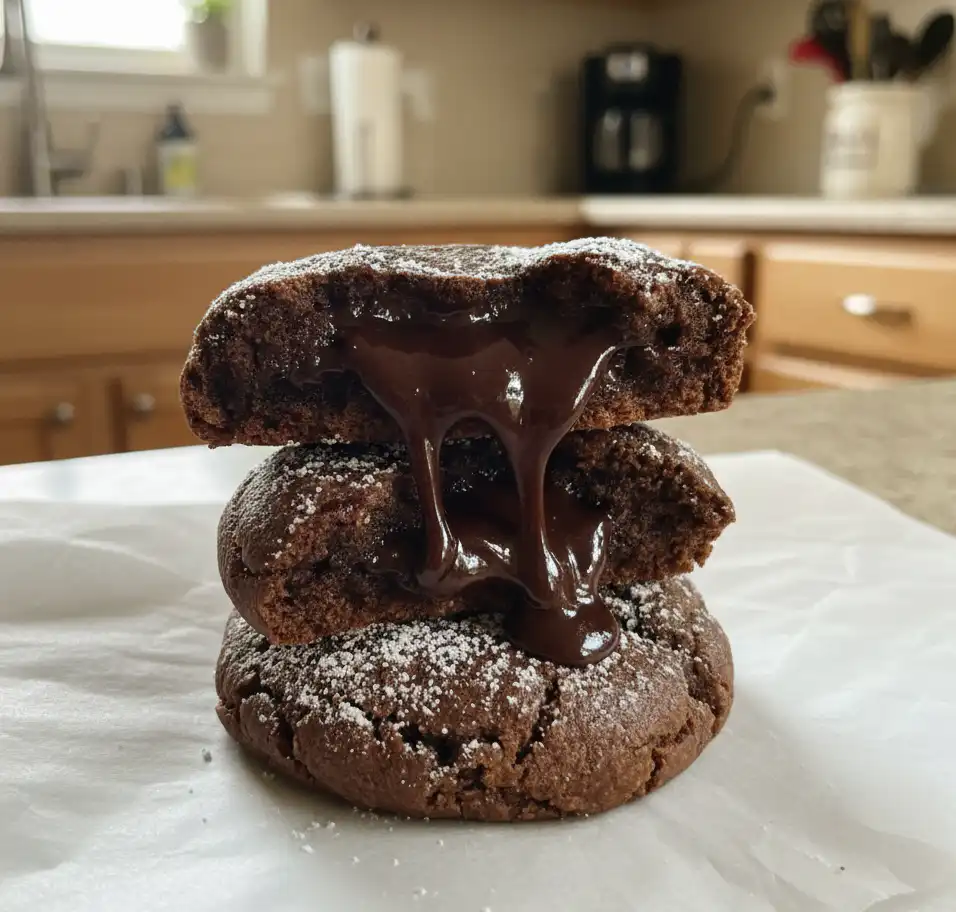 Decadent Chocolate Lava Cookies