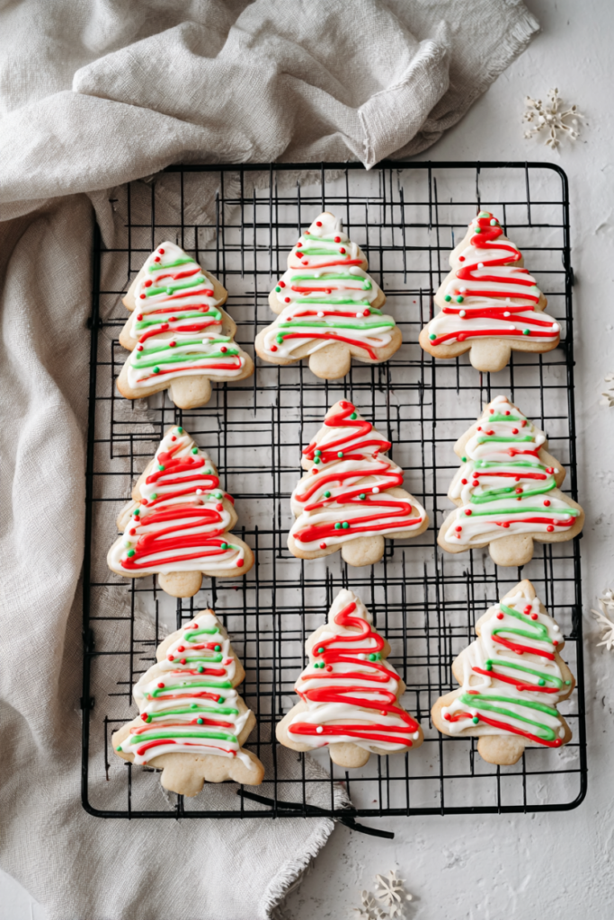 Debbie Christmas Tree Sugar Cookies