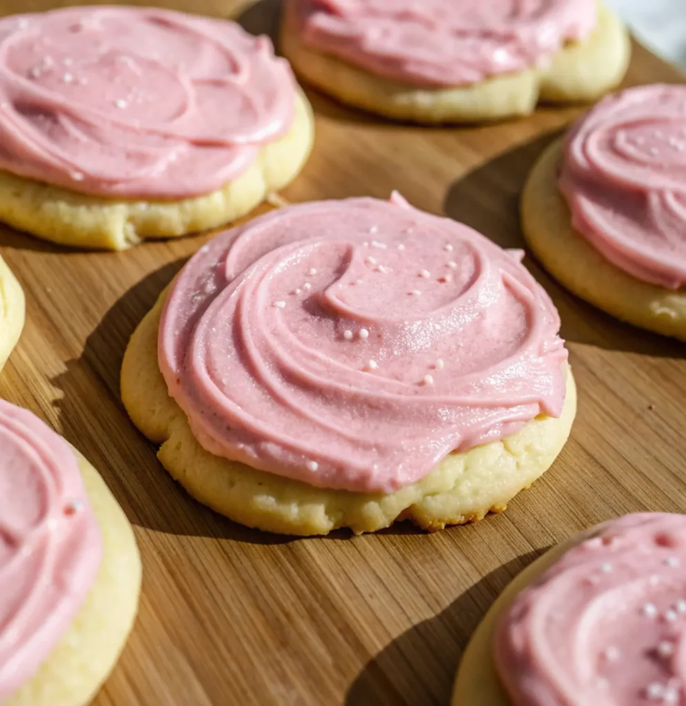 Pink Sugar Cookies