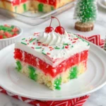 Christmas Jello Poke Cake