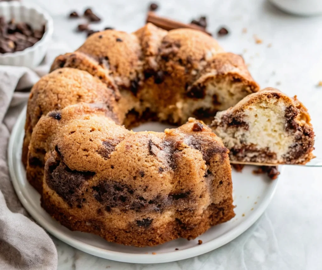 Cinnamon Chocolate Chip Coffee Cake