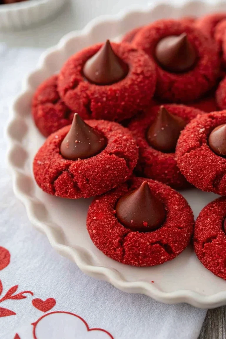 Easy Red Velvet Blossoms