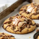 Peanut Butter Cup Skillet Cooki