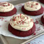 Crumbl Copycat Red Velvet Cookie
