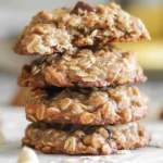 Chewy Banana Oatmeal Cookies