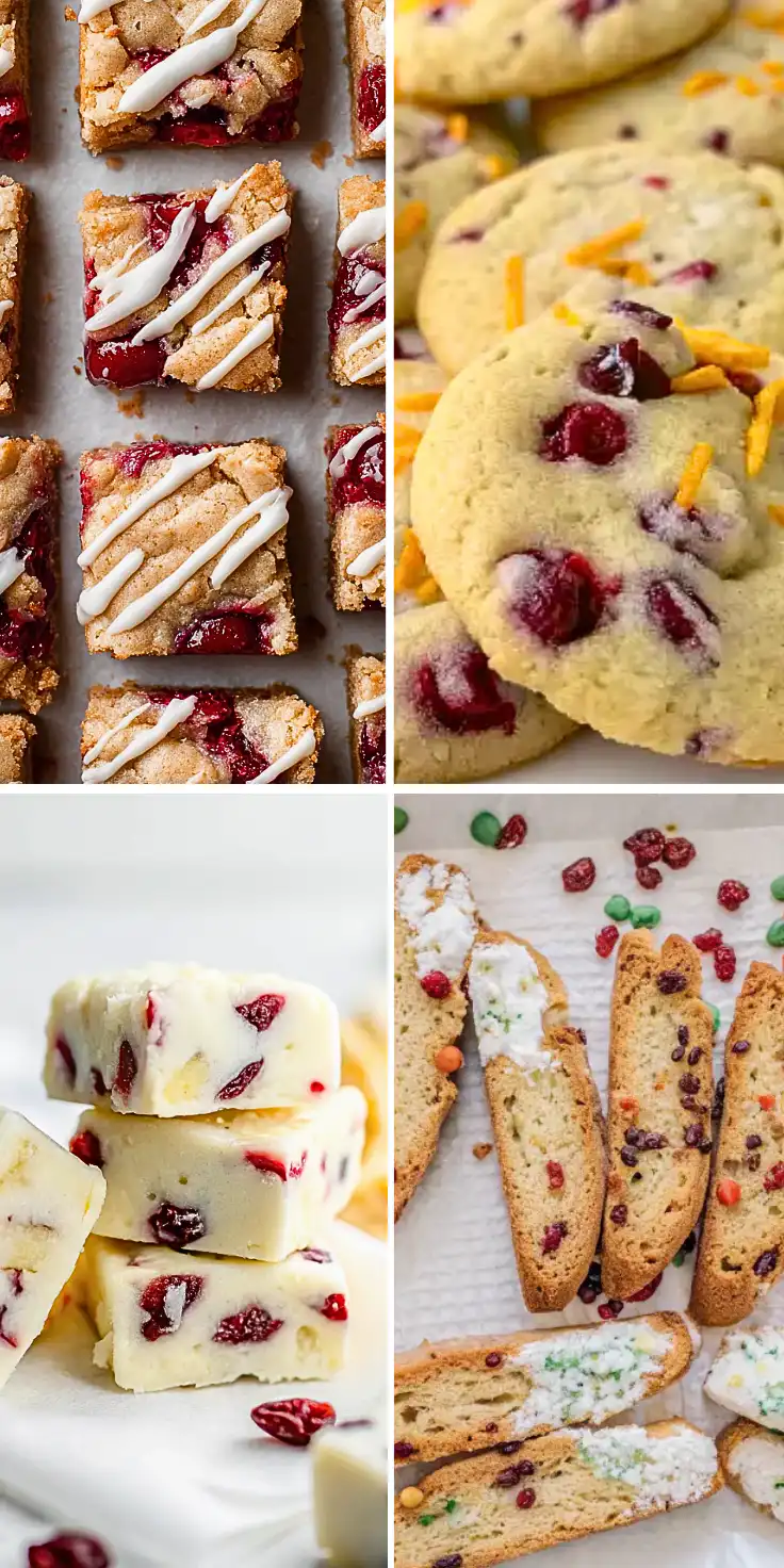 The Best Cranberry Dessert Recipes (Bars, Cookies, Biscotti & More!)