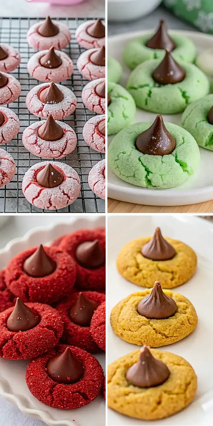 Easy Kiss Cookies in Every Flavor