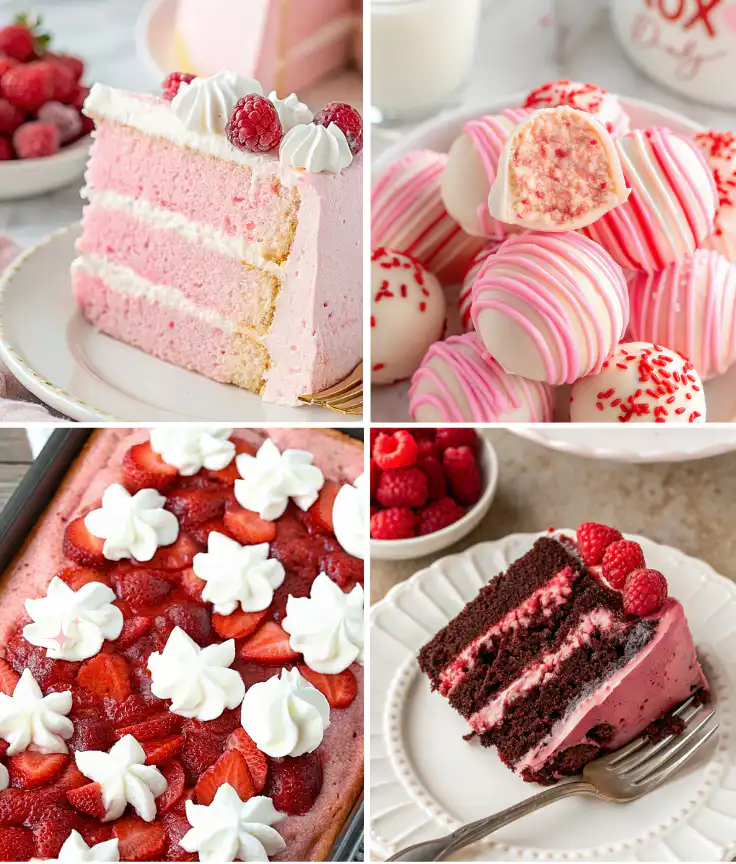 Pretty Pink Desserts for Valentine’s Day