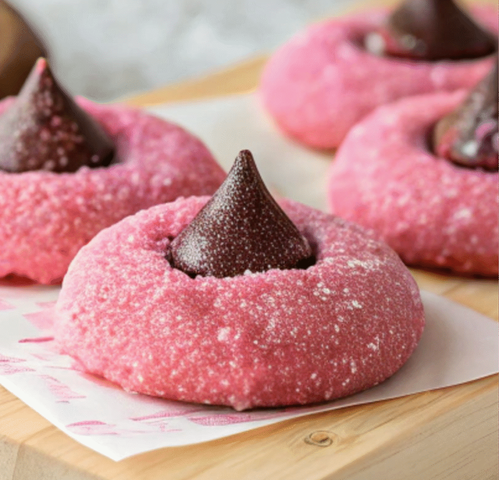 Strawberry Kiss Cookies