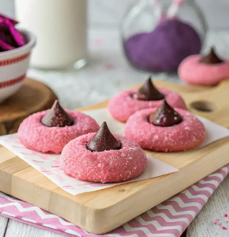 Strawberry Kiss Cookies