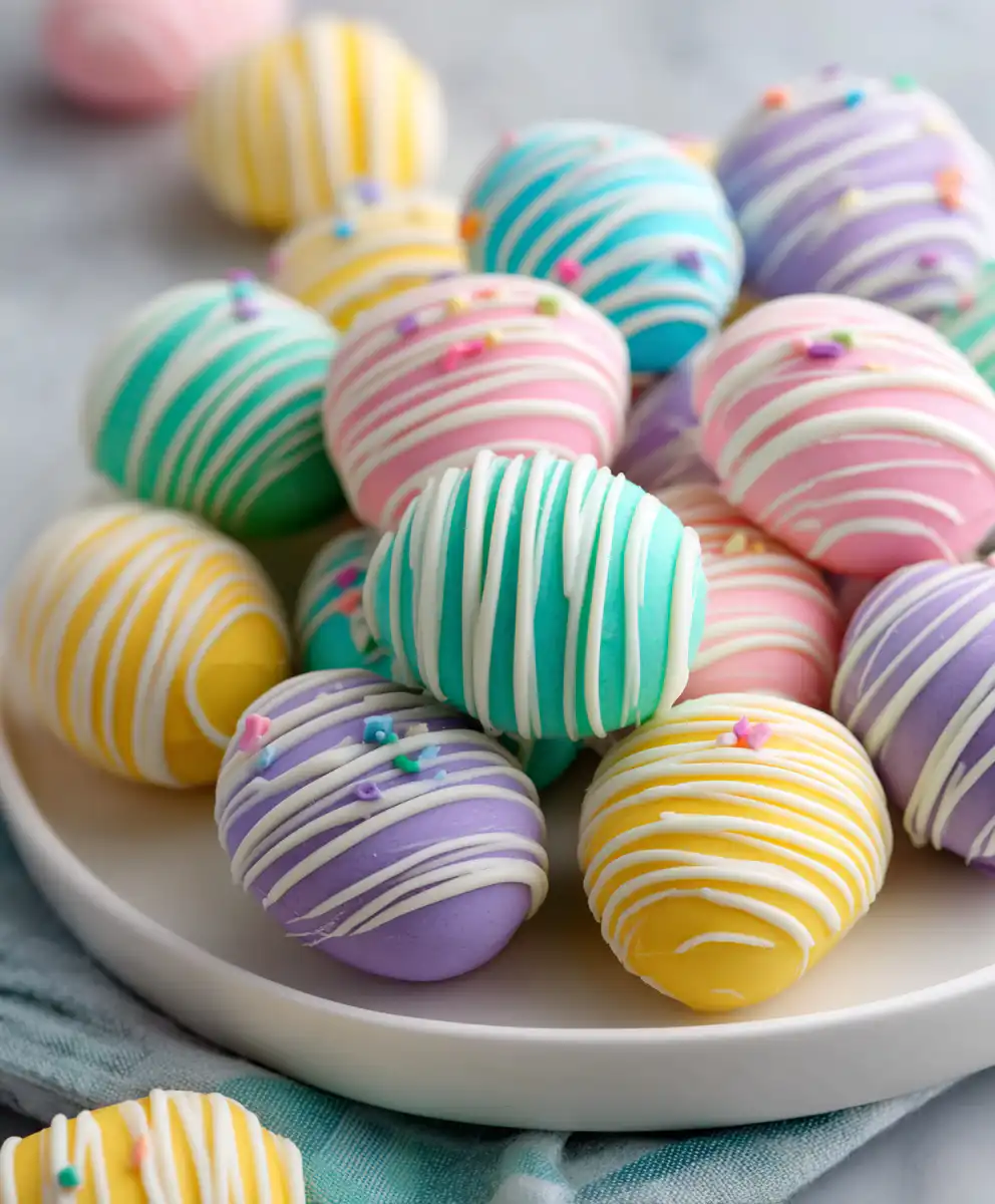 Easy Easter Egg Oreo Balls