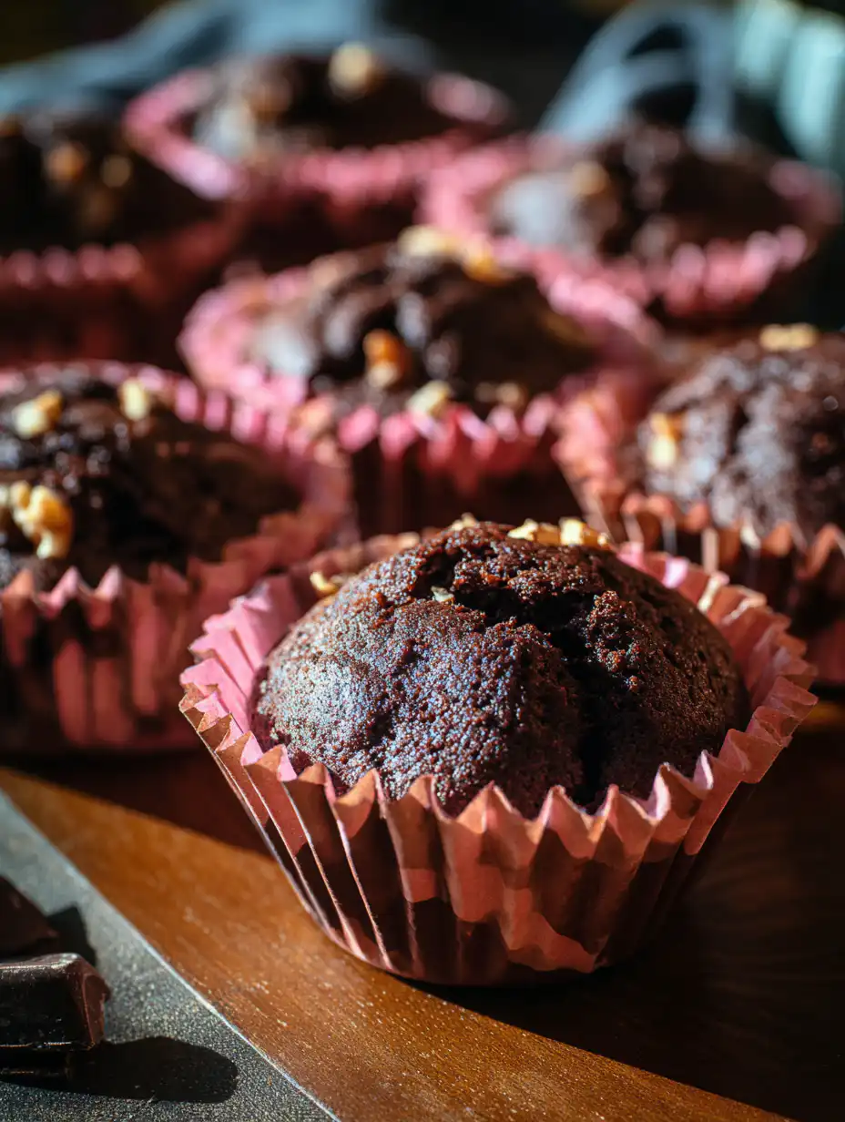 Easy Double Chocolate Chip Muffins (So Soft!)