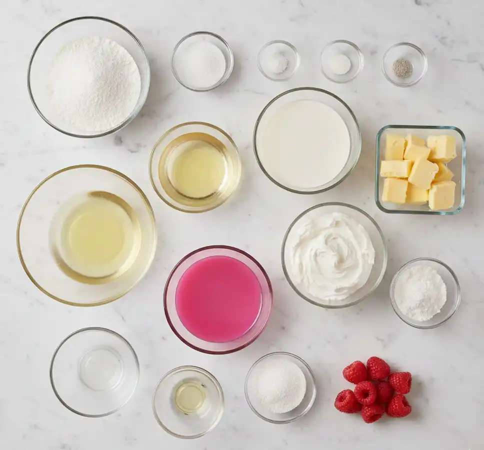 step by step Pink Velvet Cake