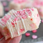 Valentine's Day Sugar Cookie Fudge