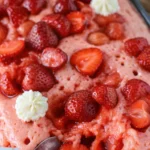 strawberry poke cake