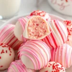strawberry cake truffles