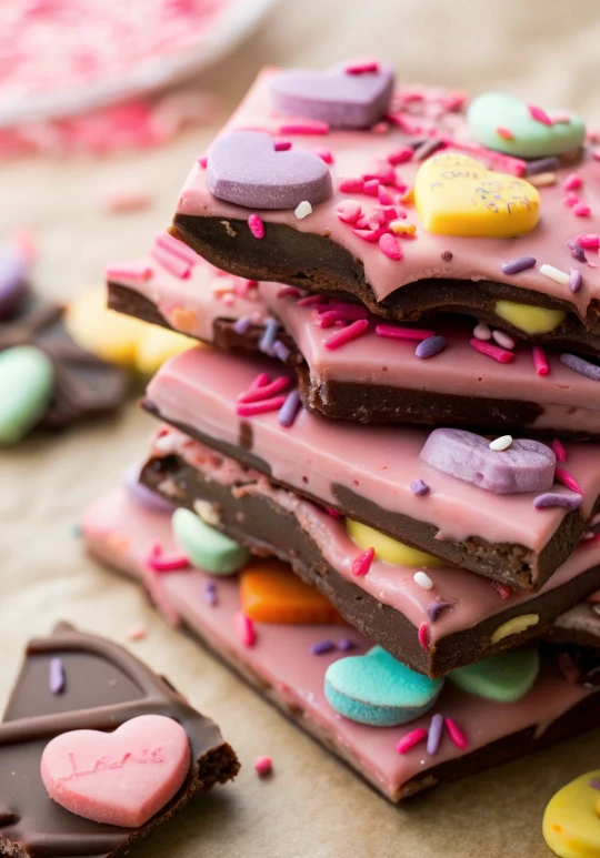Easy Homemade Swirled Chocolate Bark