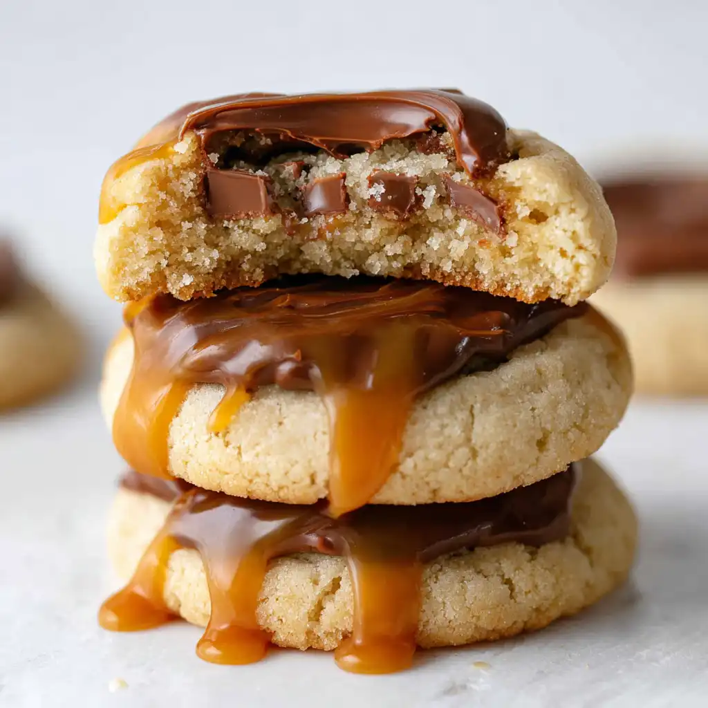 CRUMBL Twix Cookies Copycat Recipe