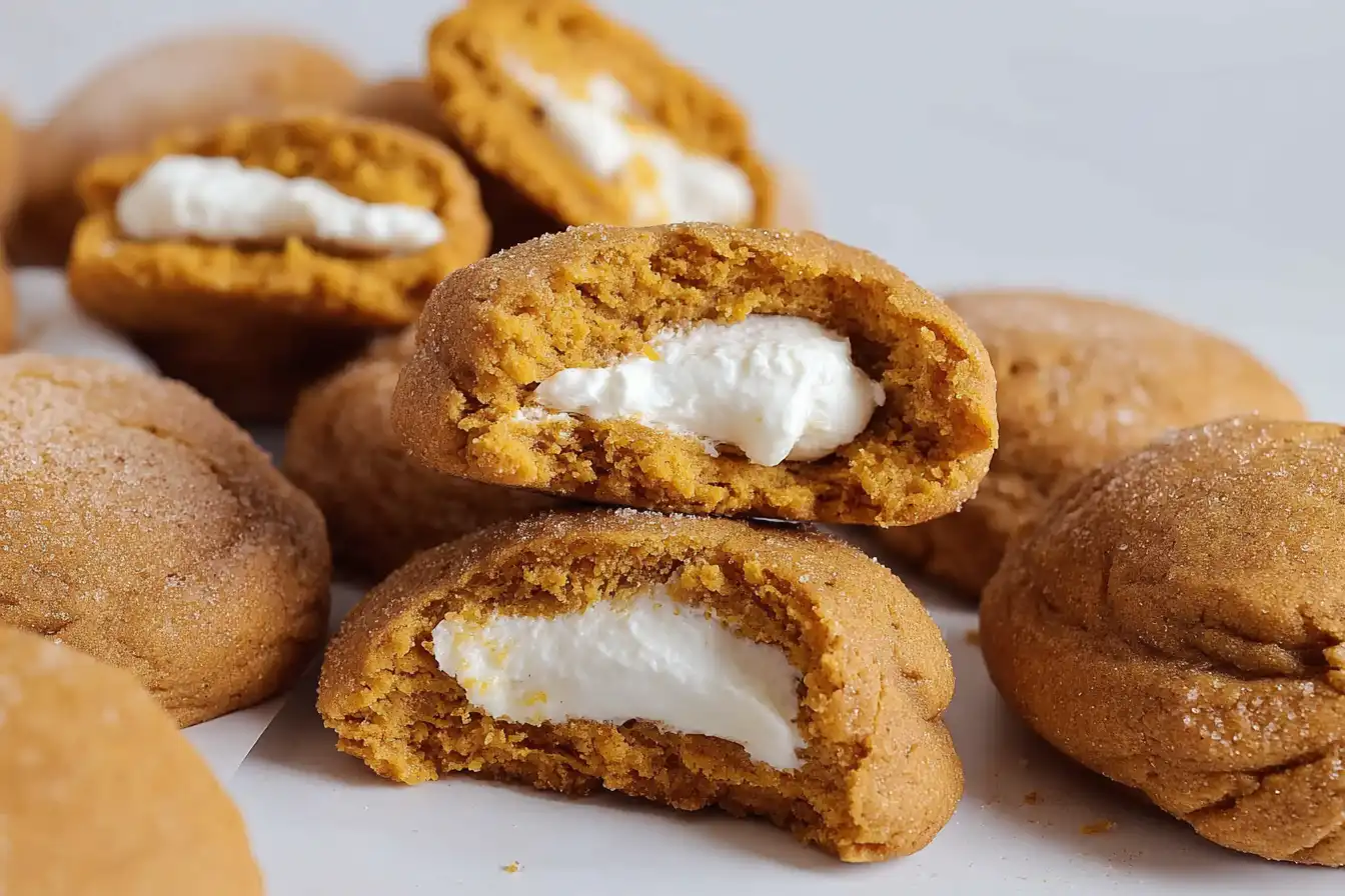 Pumpkin Cheesecake Cookies