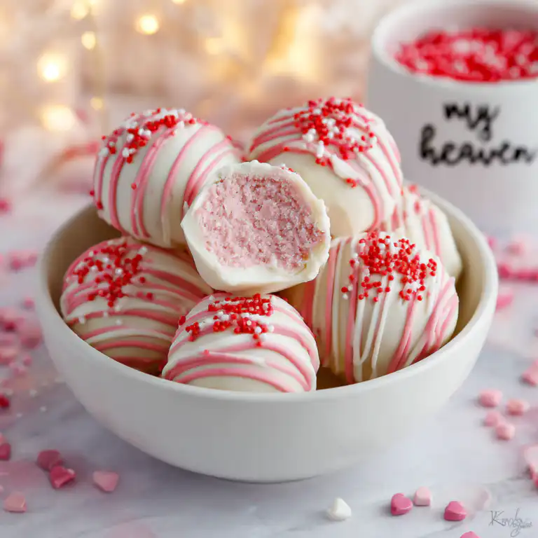 Strawberry Shortcake Truffles