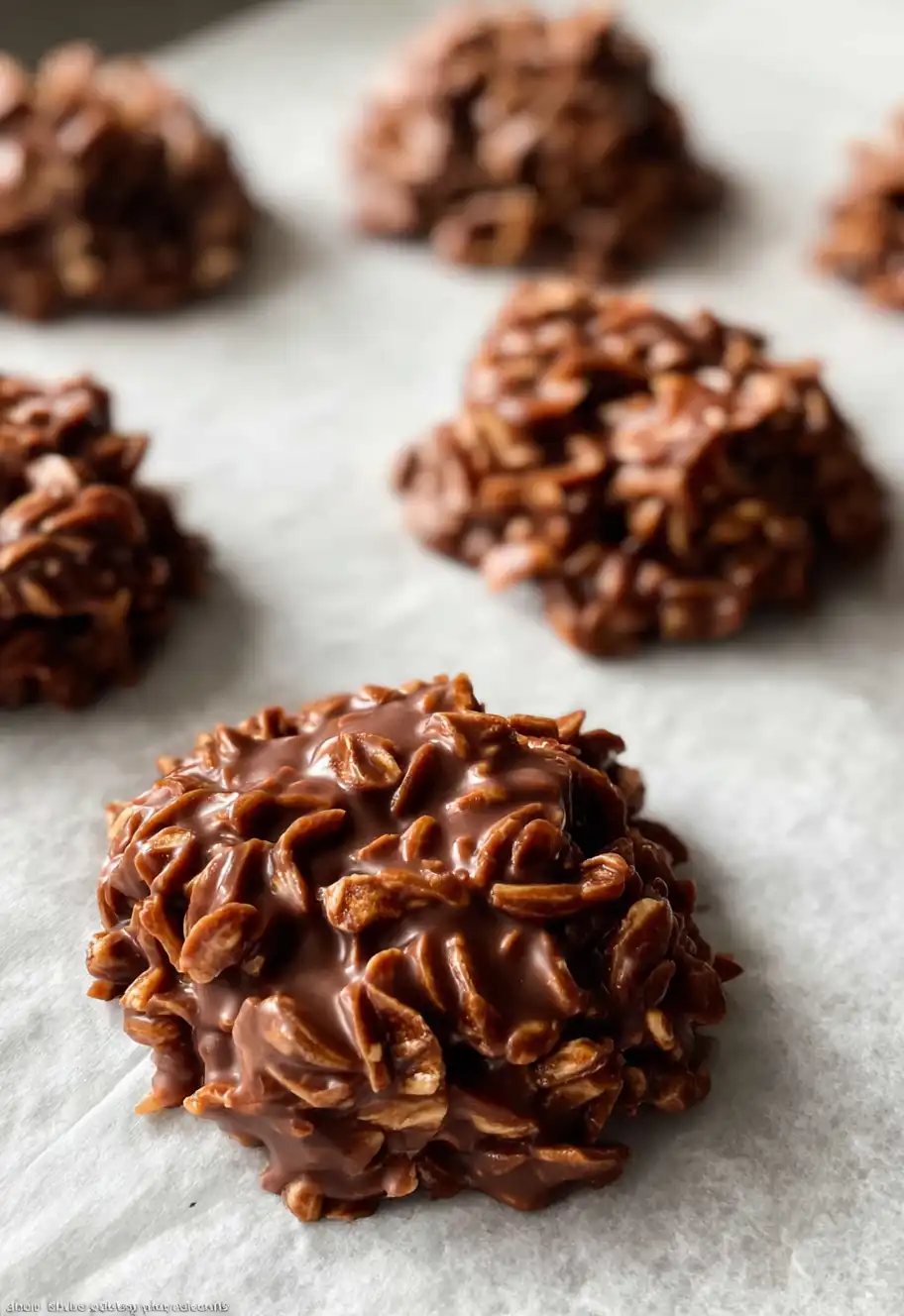 Healthy No-Bake Peanut Butter Coconut Cookies