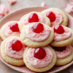 Almond Maraschino Cherry Cookies