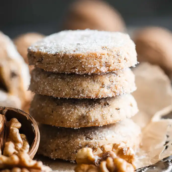 Maple Walnut Shortbread