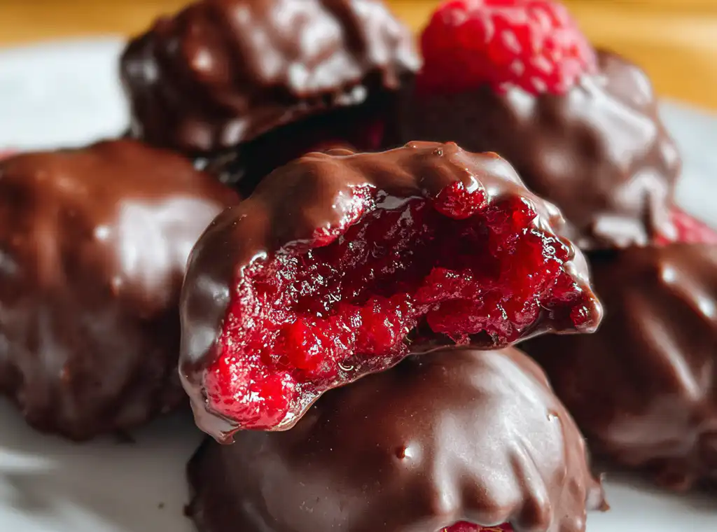 Healthy Chocolate Covered Raspberries (Easy No-Bake Treat!)