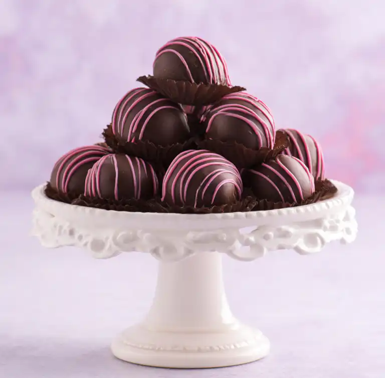 Decadent White Chocolate Raspberry Truffles