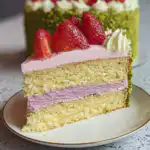 Pistachio and Raspberry Cake