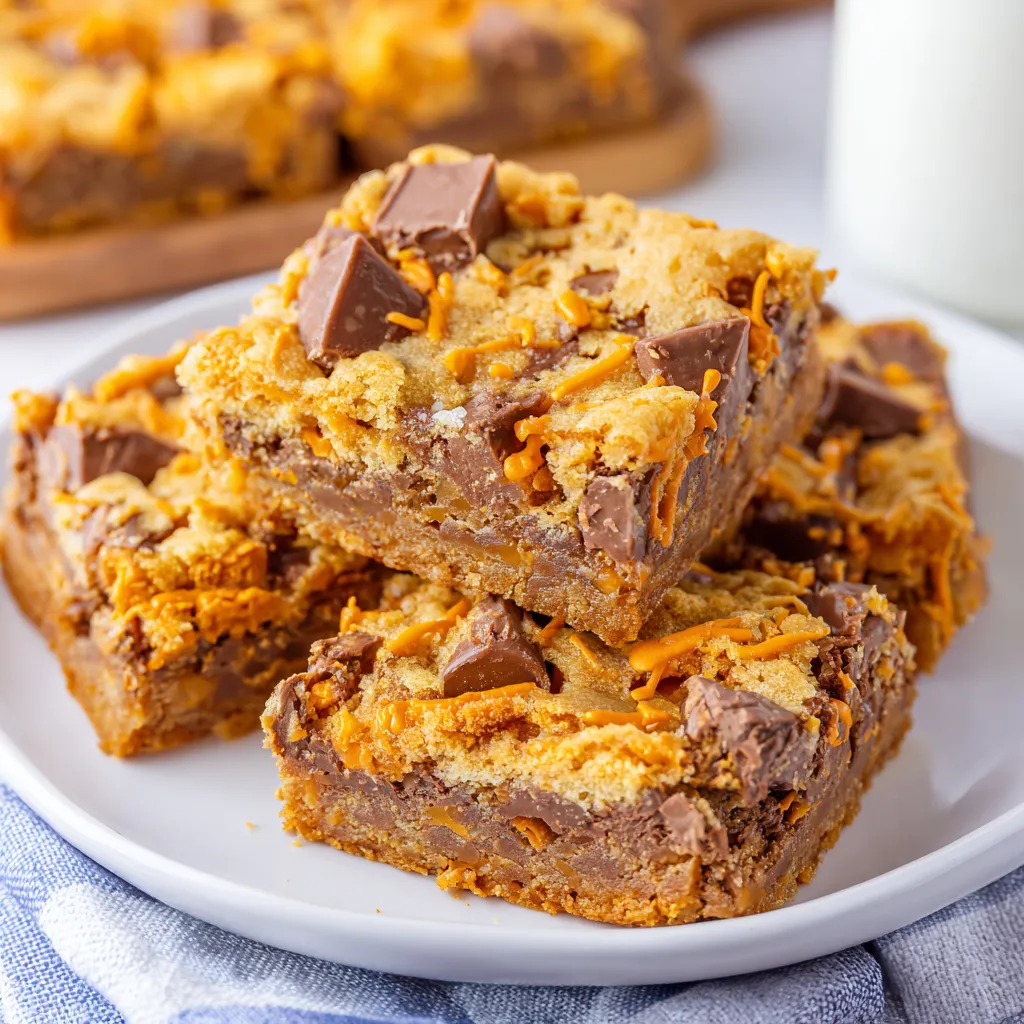 Butterfinger Cookie Bars