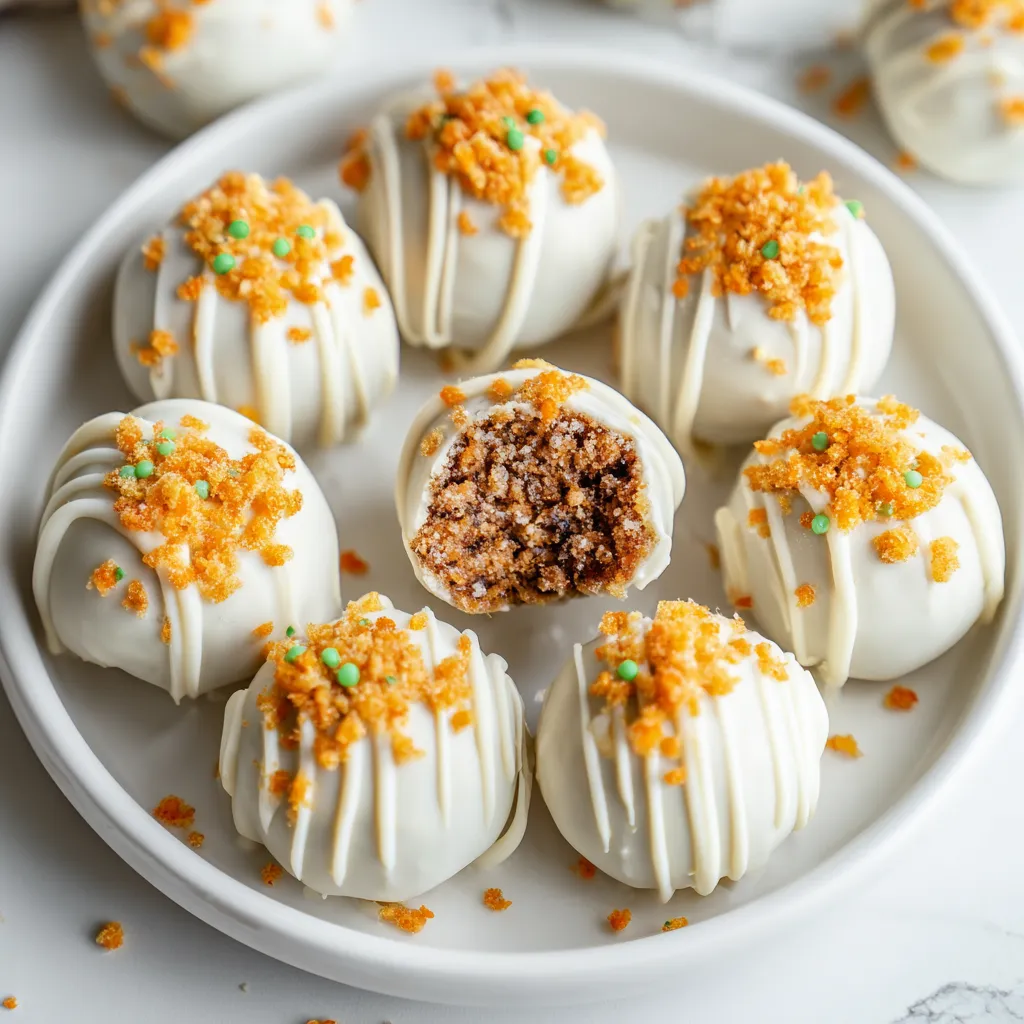 Easy Carrot Cake Truffles
