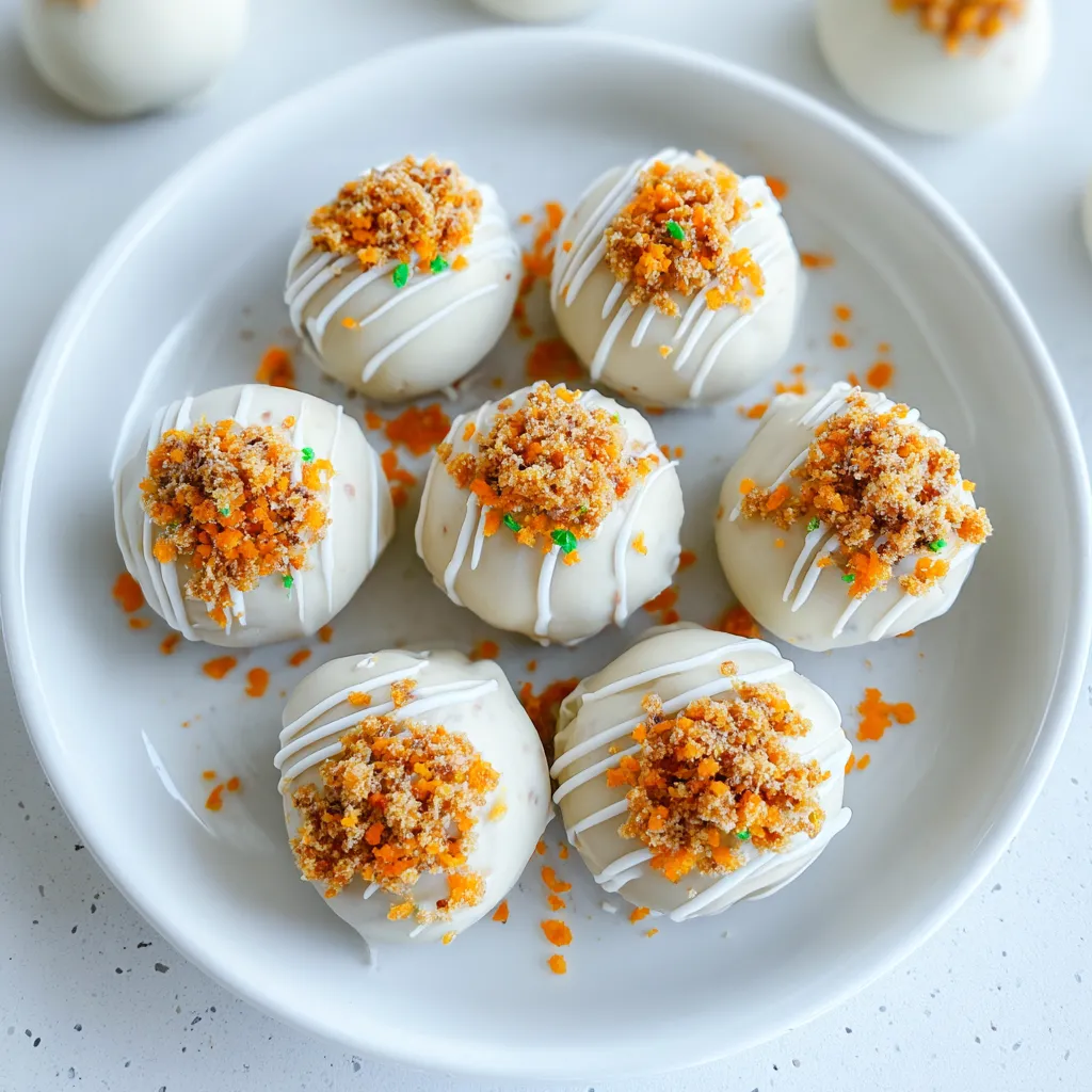 Carrot Cake Truffles