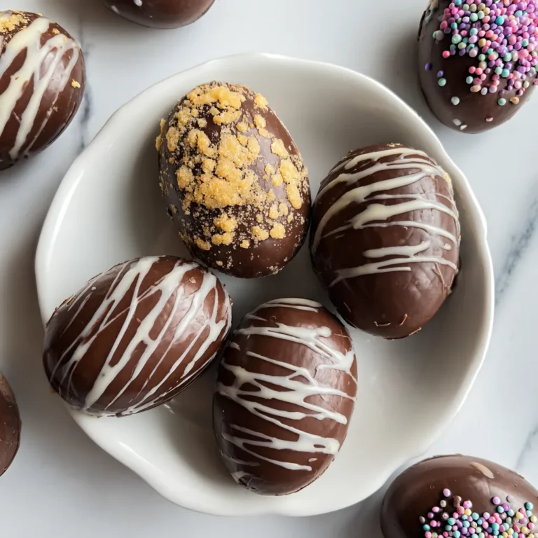 Homemade Chocolate-Covered Easter Eggs