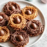 Easy No-Bake Chocolate Nest Cookies