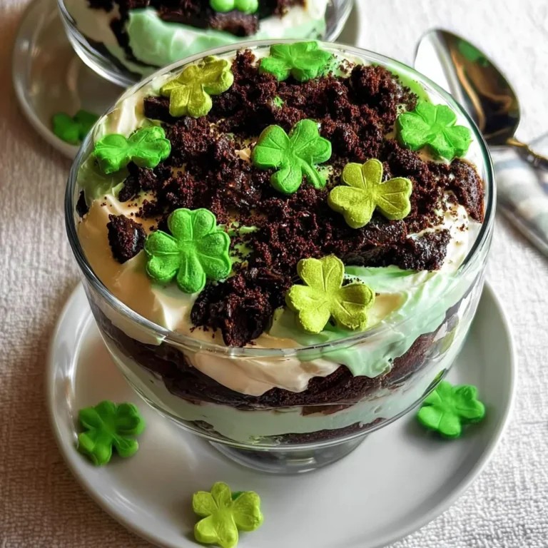 St. Patrick’s Day Layered Trifle