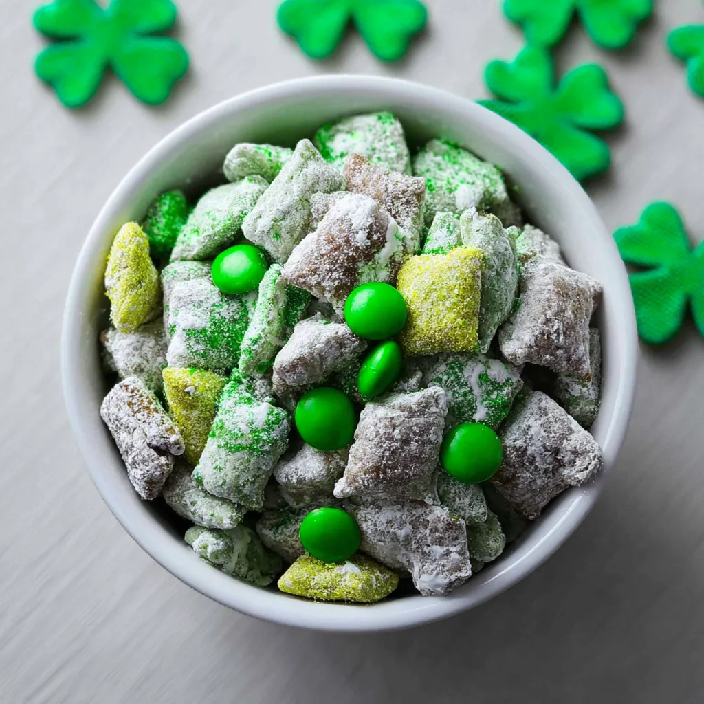 St. Patrick's Day Puppy Chow