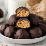 No-Bake Peanut Butter Balls with Rice Krispies