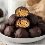 No-Bake Peanut Butter Balls with Rice Krispies
