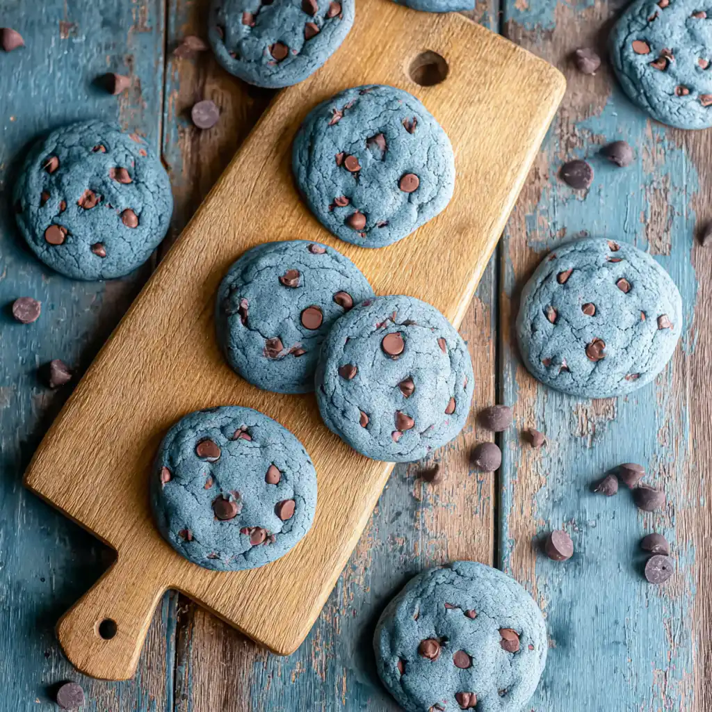 Naturally Blue Blackberry Chocolate Chip Cookies