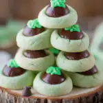 Chocolate Mint Cream Cheese Buttons