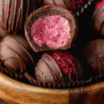 Raspberry White Chocolate Truffles