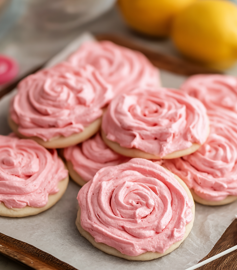 Pink Lemonade Cookies