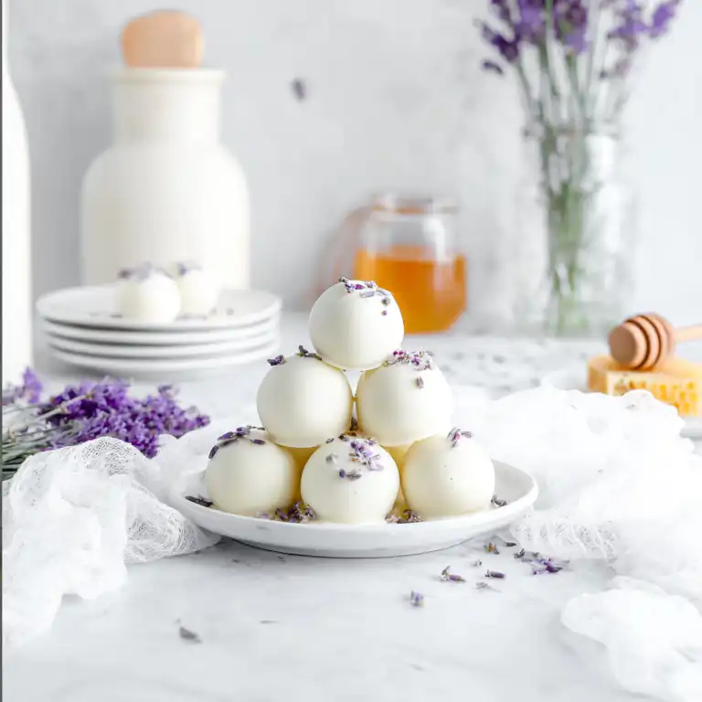 Exquisite Honey Lavender White Chocolate Truffles
