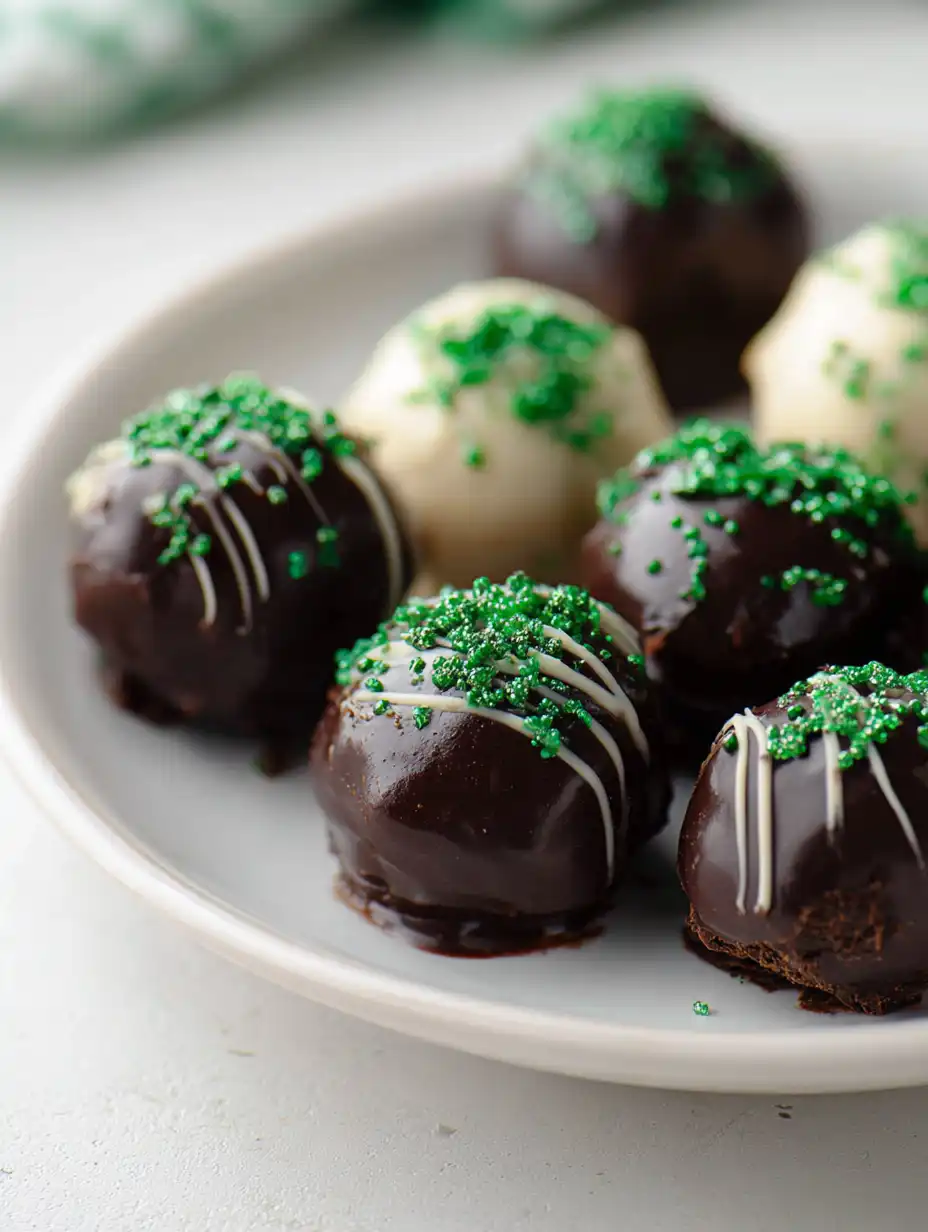 Mint Chocolate Truffles (Vegan & Dairy-Free)
