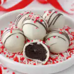 Peppermint Oreo Truffles