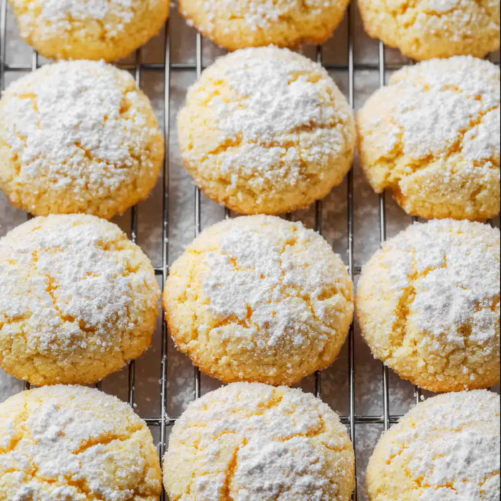 Easy Gooey Butter Cookies Recipe (From Cake Mix!)