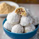 Keto Pecan Snowball Cookies