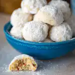 Keto Pecan Snowball Cookies