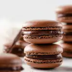French Chocolate Macarons